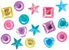 Decoratie - edelstenen - sierstenen - pastelkleuren - zelfklevend - set van 200 assorti