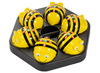 Robot - Bee-bot - geel - leren programmeren - met oplaadstation - voordeelpakket - set van 6