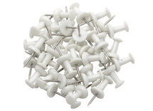 Spelden - 12 mm - wit - set van 40