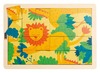 Themapuzzel - de giraffen en de leeuw - 24 stukjes - hout - per stuk