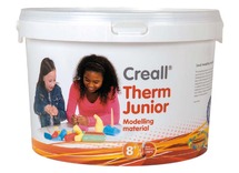 Boetseren - klei - Creall - Therm Junior - 2 kg - assortiment van 5