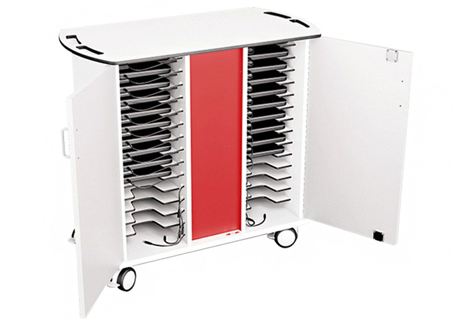 CHARIOT POUR 30 ORDINATEURS PORTABLES