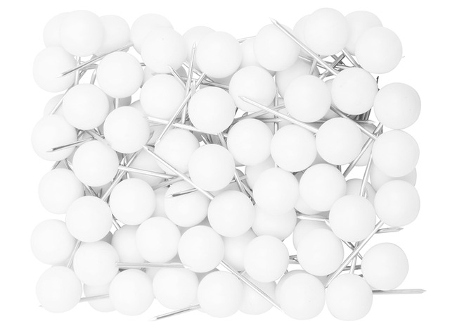 Spelden - kopspelden - Westcott - 5 x 16 mm - wit - set van 100