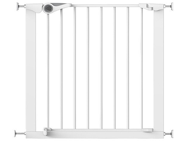 Veiligheidshekken - noma - klemhek metaal flexigate - wit - per stuk