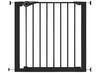 Veiligheidshekken - noma - klemhek metaal flexigate - zwart - per stuk