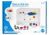 Watertafel - waterpret - EDX Education - zinken en drijven - ontdekkingsmateriaal - set van 78 assorti