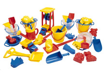 Zand - zandbakset - Dantoy - vormen - set van 38 assorti