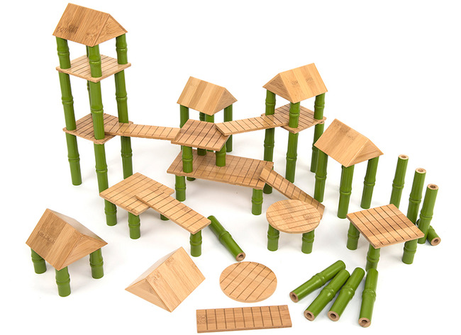 Blokken - Bamboe - Assortiment Van 80