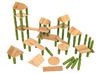 Blokken - bamboe - assortiment van 80