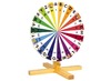 Rad - draairad - blanco - 30 cm diameter - hout - per stuk