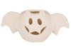 Theelichthouder - terracotta - aardewerk - vleermuis - set van 3