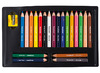 Potloden - kleurpotloden - Bruynzeel Kids - zeshoekig - dik - etui - set van 20 assorti