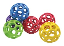 Bal - grijpbal - open ballen - set van 6 assorti