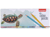 Potloden - kleurpotloden - Bruynzeel Design Colour - zeshoekig - etui - set van 45 assorti