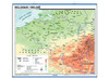 Landkaart - belgie - dubbelzijdig- per stuk