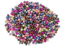 Rocaille - 5 mm - metallic kleuren - pot van 720 g