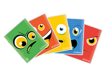 Schriften - A5 - 48 bladen - 96 bladzijden - geruit - 10 mm - set van 15