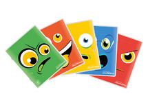 Schriften - A5 - 48 bladen - 96 bladzijden - geruit - 5 mm - set van 15