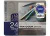 Potloden - kleurpotloden - Van Gogh Basisset - rond - etui - set van 24 assorti