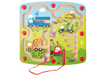 Fijne motoriek - Hape - voertuigen - magnetisch - doolhof - per spel