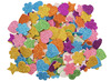 Foam - stickers - glitter - harten/sterren/bloemen - set van 800 assorti