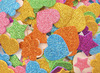 Foam - stickers - glitter - harten/sterren/bloemen - set van 800 assorti