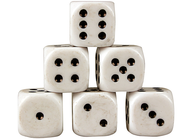 Dés - ordinaires - set de 12