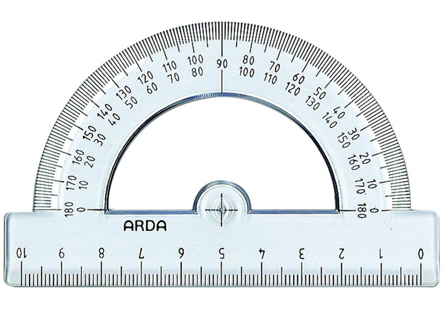 Latten - gradenboog - 180° - 10 cm - per stuk