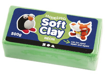 Boetseerklei - Soft Clay - 500 g - groen - per stuk