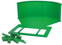 Green screen - Greenscreenbox - foto, stopmotion en video - tafelformaat - met Toolblox (ET6238) - per set