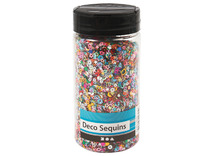 Pailletten - glittermix - multi - decoratie - pot van 170 g