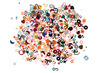 Pailletten - glittermix - multi - decoratie - pot van 170 g