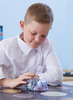 Robot - Blue-bot - transparant - leren programmeren - met oplaadstation - voordeelpakket - set van 6