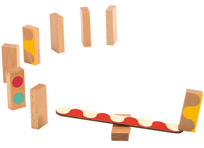Bouwspel - Djeco - Zig & Go - set 1 - actie-reactie - per spel