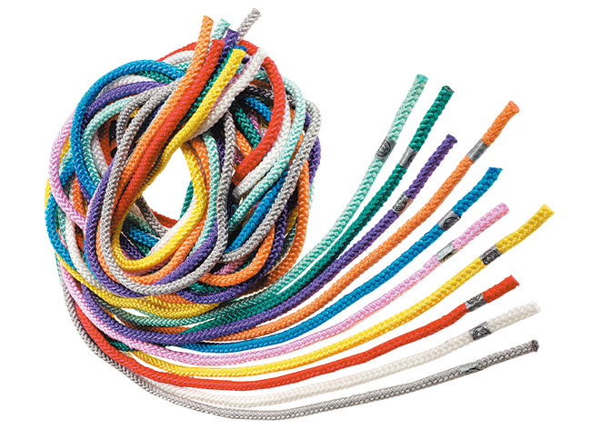 Cordes colorées - 3m x 9mm - set de 10