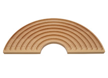 Open-ended - sorteerbord - regenboog - hout - per stuk