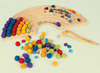 Open-ended - sorteerbord - regenboog - hout - per stuk