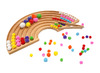 Open-ended - sorteerbord - regenboog - hout - per stuk