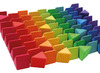 Open-ended - Grimm's - reuze achthoek - geometrische figuren - puzzel - hout - set van 72