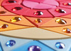 Open-ended - Grimm's - glitter mandala zon - puzzel - hout - set van 76