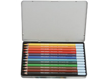 Potloden - aquarelpotloden - Van Gogh Starterset - rond - etui - set van 12 assorti