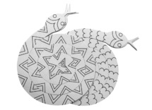 Figuren - spiraalslangen - karton - set van 10 assorti