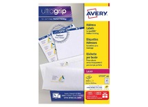 Etiketten - Avery - 63,5 x 33,9 mm - zelfklevend - set van 100x24