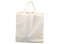 Draagtas - boodschappentas met korte lussen - textiel - blanco - 36 x 41 cm - per stuk