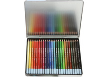 Potloden - aquarelpotloden - Van Gogh Basisset - rond - etui - set van 24 assorti