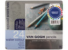 Potloden - aquarelpotloden - Van Gogh Basisset - rond - etui - set van 24 assorti