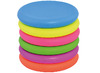 Frisbee - foam - 22 cm - set van 6 assorti