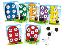 Spel - rekenspel - Learning Resources 10 On The Spot! Ten Frame Game - sommen maken - tellen tot 10 - per spel