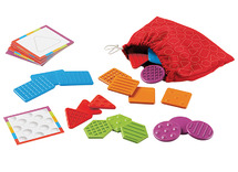 Voelen - reliëftegels - Learning Resources - Tac-Tiles - voelzakje - sensorisch - per set
