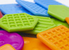 Voelen - reliëftegels - Learning Resources - Tac-Tiles - voelzakje - sensorisch - per set